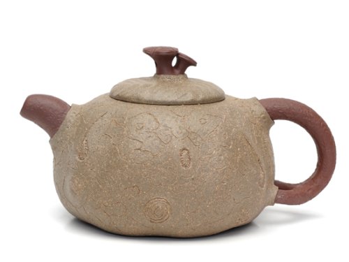 严志军紫砂壶 灵芝供春  泥料：段泥  容量：300CC 