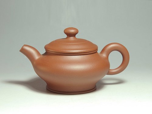 周冠华紫砂壶 虚扁 