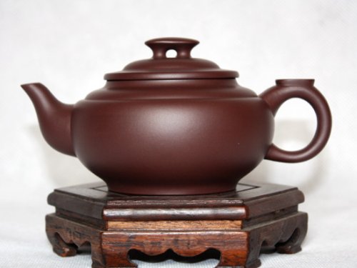 许艳萍紫砂壶 紫茄泥 上新桥壶 