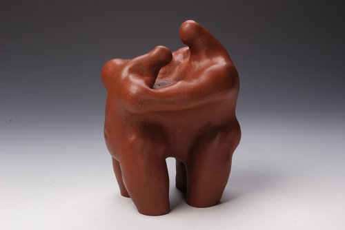 吴鸣紫砂壶 生命河 The river of life 