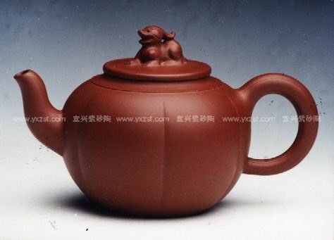 任永芬紫砂壶 麒麟瓜形壶 