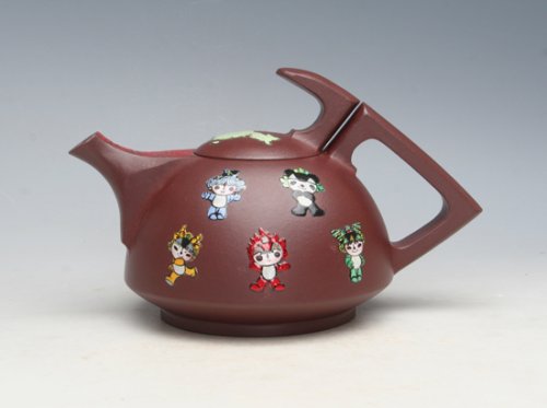 眭龙俊紫砂壶 冲（奥运壶） 