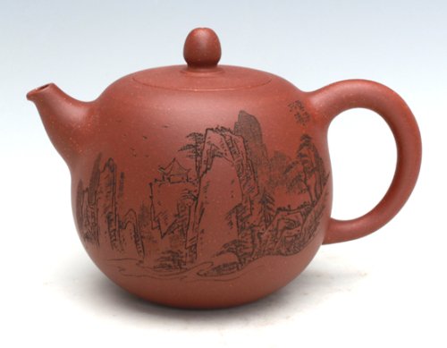 鲍玉美紫砂壶 高山流水  