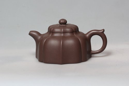 朱叶新紫砂壶 筋囊 