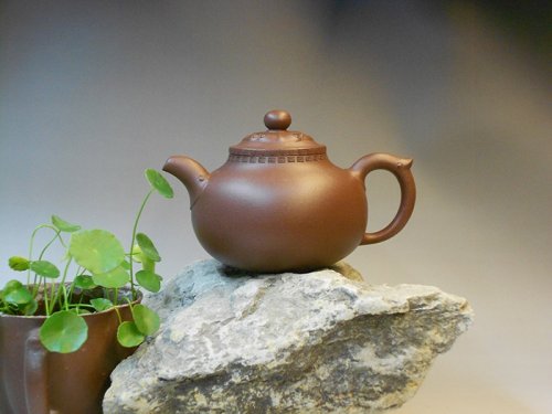 费明华紫砂壶 事事如意 