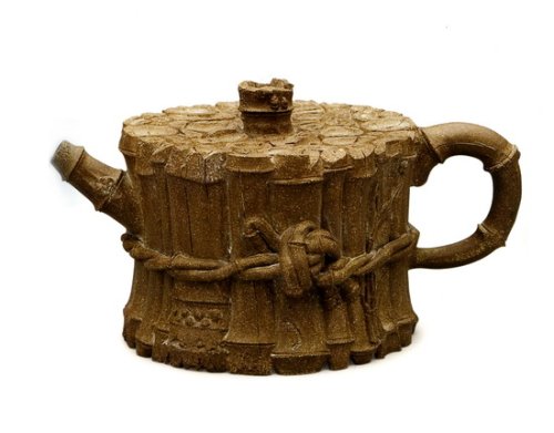 范早大紫砂壶 一捆竹段 