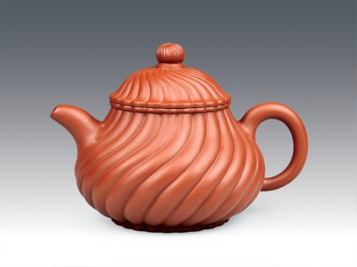 冯盘军紫砂壶 筋纹容天 