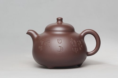 毛文杰紫砂壶 乳鼎 