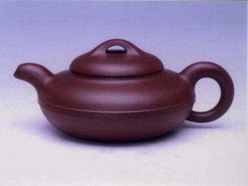 朱水芬紫砂壶 线圆 