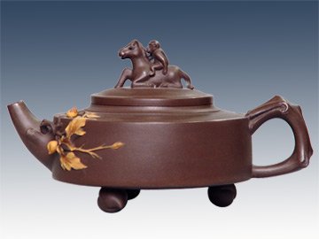 诸华新紫砂壶 马上封侯 