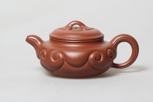 林小龙紫砂壶 仿古如意 