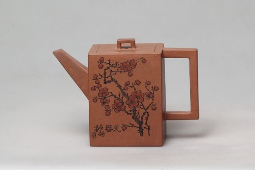 孙洪林紫砂壶 砖方 
