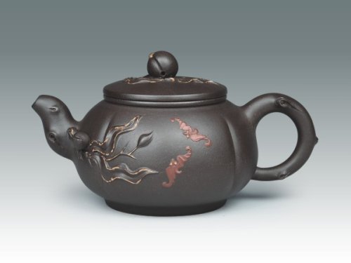 姜建荣紫砂壶 寿桃 