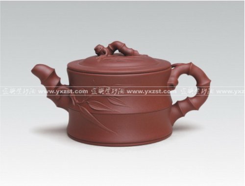 顾美萍紫砂壶 竹段 