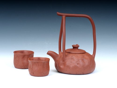 周奇鸣紫砂壶 知春提梁壶 