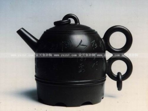 张红华紫砂壶 金铃壶 