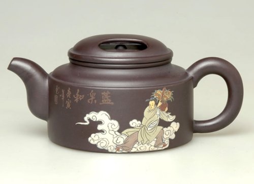 陈正初紫砂壶 八仙过海之蓝采和 