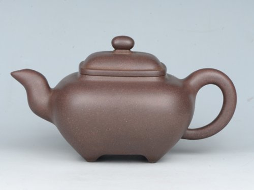 潘雪峰紫砂壶 传炉 容量：580cc   300cc 泥料：清灰泥 