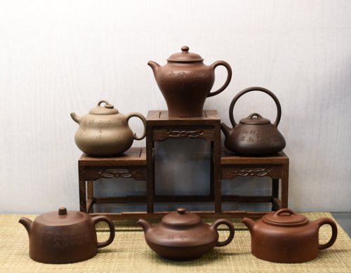 韦忠紫砂壶 曼生十八式 