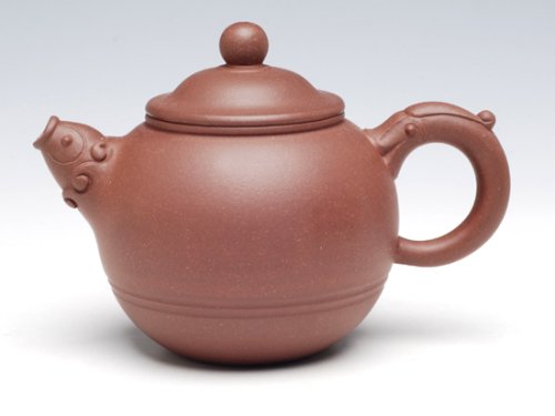 陈健紫砂壶 年年有余 