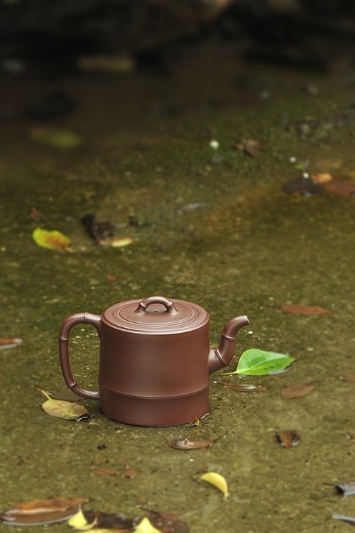 范永叶紫砂壶 高竹-场景照 