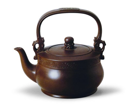 高海庚紫砂壶 双龙提梁壶 