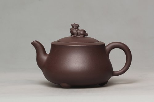 王真铮紫砂壶 天鸡壶 