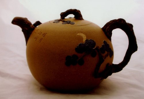 朱球紫砂壶 诗情画意对壶（老段泥） 