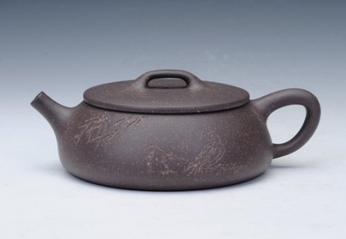王建兰紫砂壶 大口石瓢 