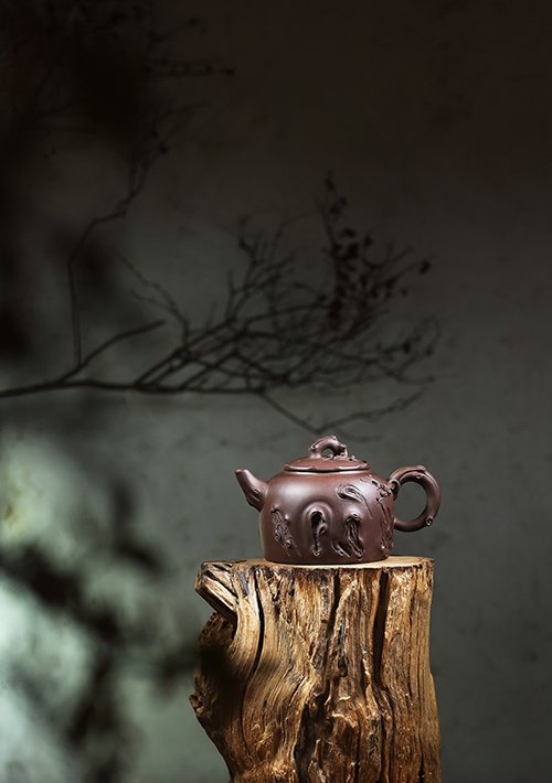 江晓燕紫砂壶 喜上眉梢 