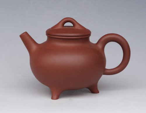 李刚紫砂壶 三足鼎 