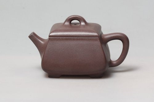 田志平紫砂壶 四方石瓢 