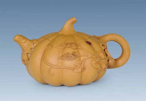 刘建强紫砂壶 南瓜壶 