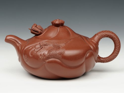 王秀娟紫砂壶 鱼化龙 