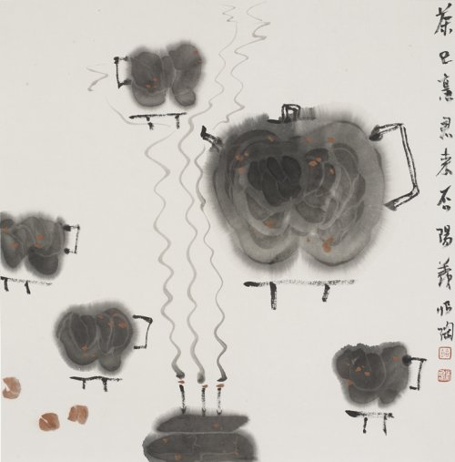 吴鸣紫砂壶 茶已烹 君来 