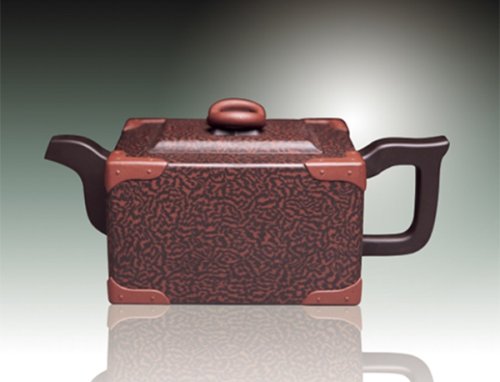 孔小明紫砂壶 银箱壶 