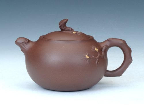 周奇鸣紫砂壶 漂口玉兰壶 