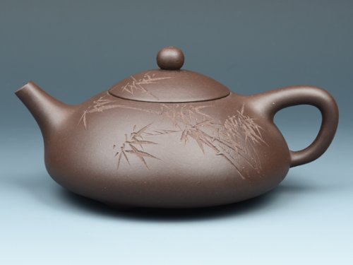 朱菊华紫砂壶 玉乳石瓢 