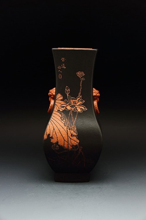 朱芊芊紫砂壶 小花瓶 