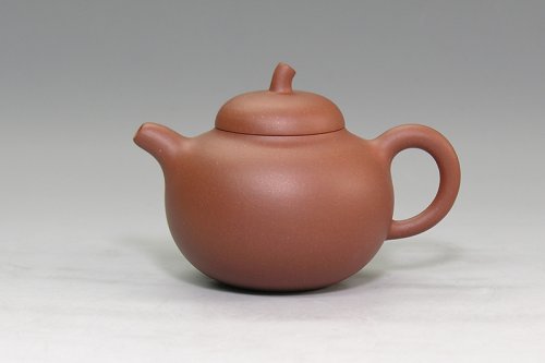 翟喈紫砂壶 茄段 