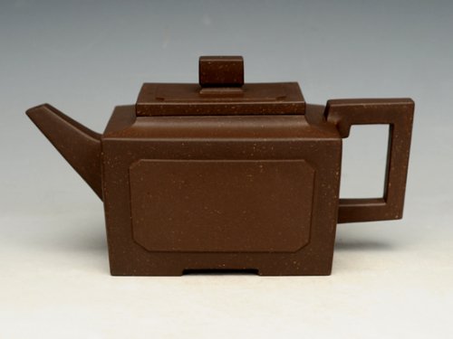 蒋亚萍紫砂壶 方韵（长方）泥料：... 