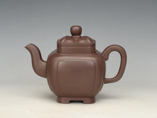 王耀华紫砂壶 四方菱花 