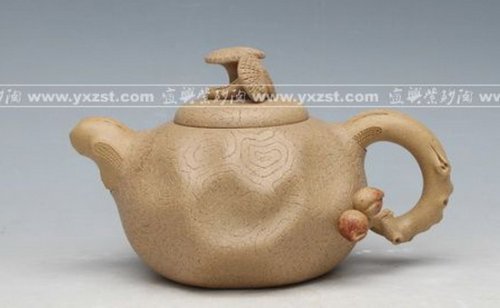 施月红紫砂壶 供春 