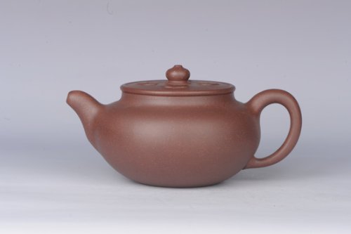 周可明紫砂壶 仿古如意 