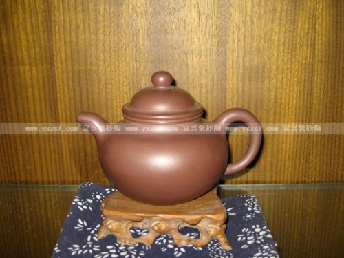周晓琴紫砂壶 掇球 