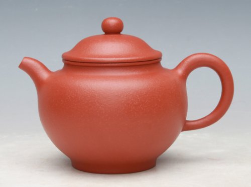 冯文娟紫砂壶 掇只 朱泥 340CC 