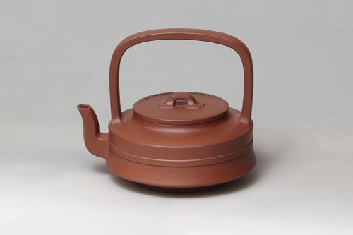 秦利君紫砂壶 腰线提梁系列（二） 