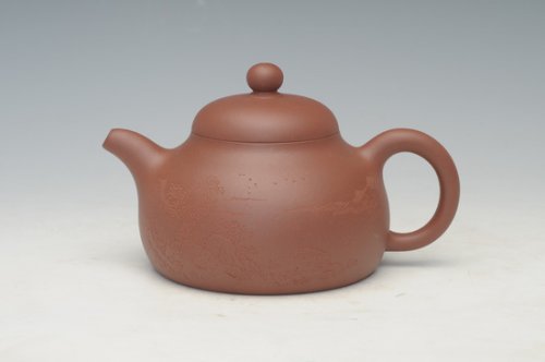 沈更轶紫砂壶 半月 