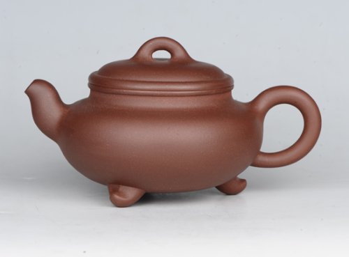 丁盛紫砂壶 三足仿古 
