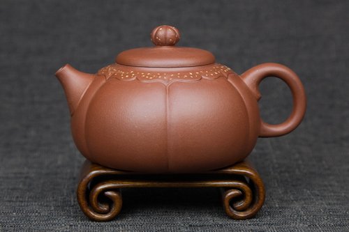 王朝红紫砂壶 珠蕾壶 